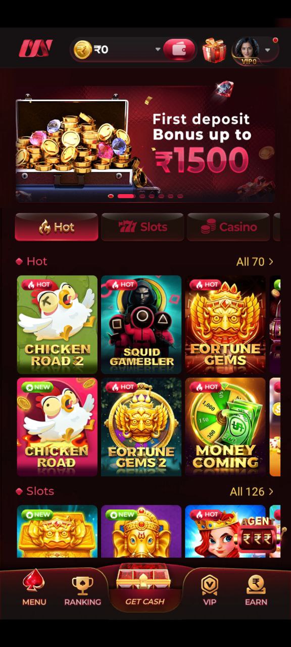 MMY App game dashboard